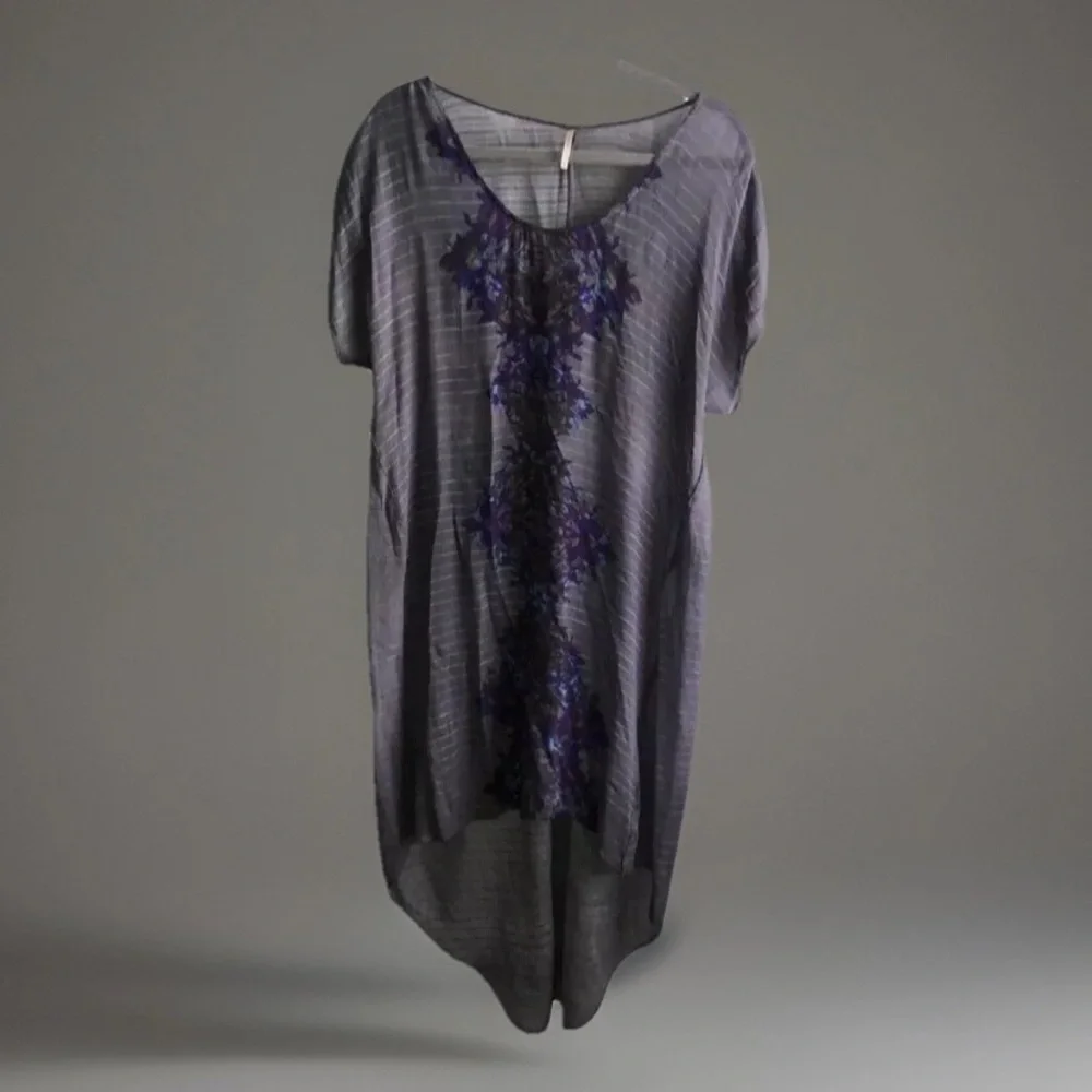 Free People Wool‎ blend Dress T- Shirt High low  Medium